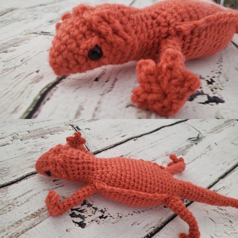 Bearded Dragon Amigurumi Plushie Crochet Bearded Dragon | Etsy