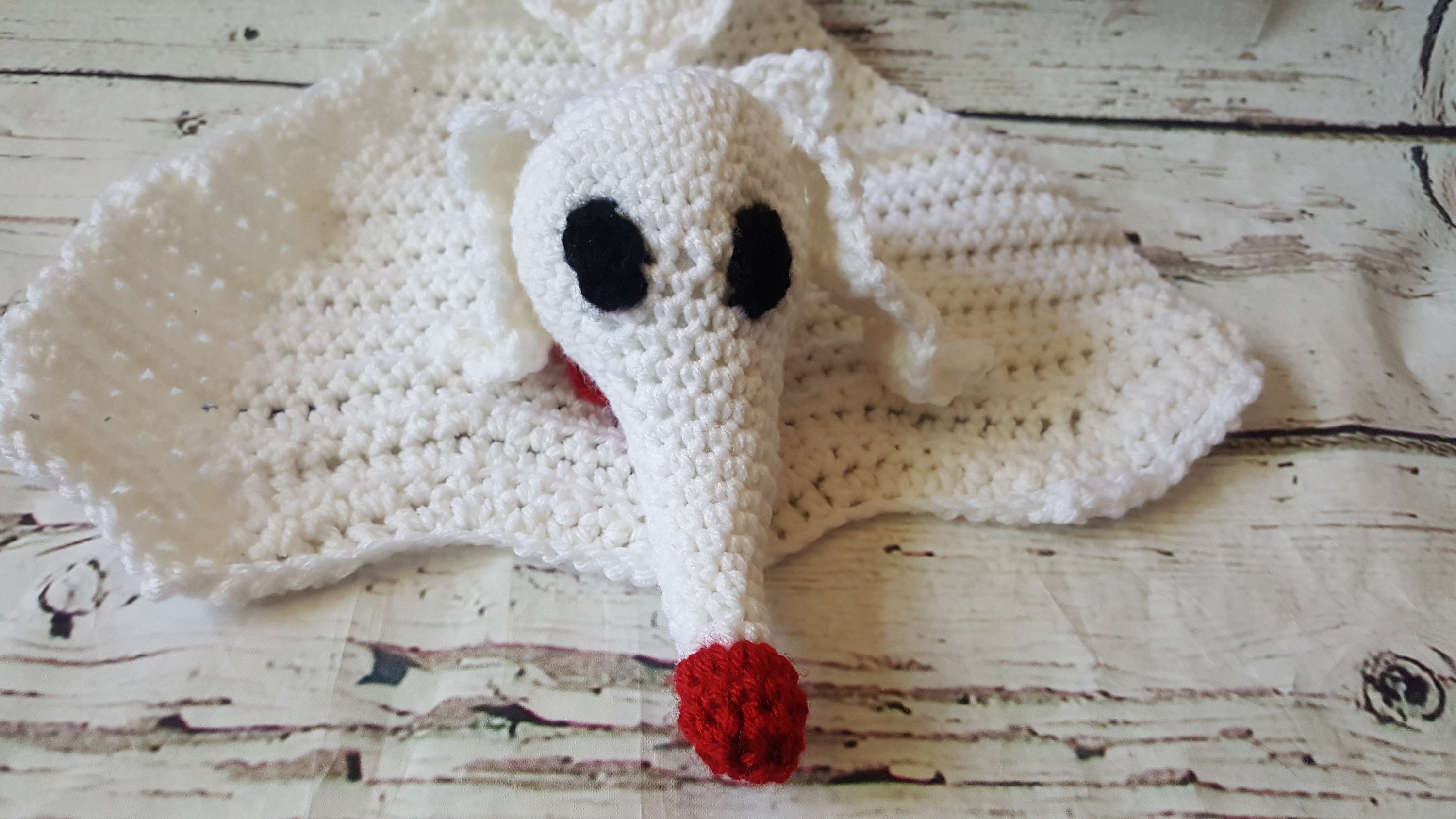 Crochet Zero Crochet Zero Dog Crochet Ghost Dog Crochet Etsy