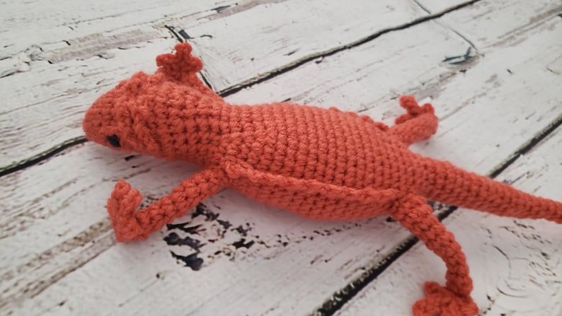 Bearded Dragon Amigurumi Plushie Crochet Bearded Dragon | Etsy