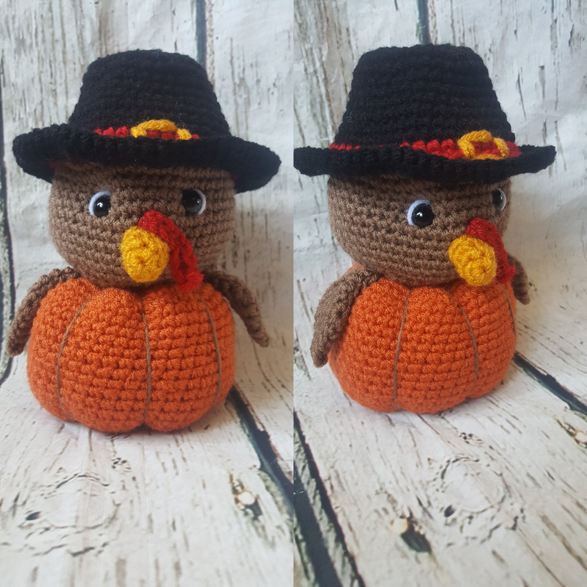 Crochet Turkey Amigurumi Crochet Thanksgiving Decor Crochet Etsy