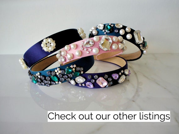 1.2/" Wide Black Navy or Red Coloured Velvet Feel Alice Hair Band Headband 3cm