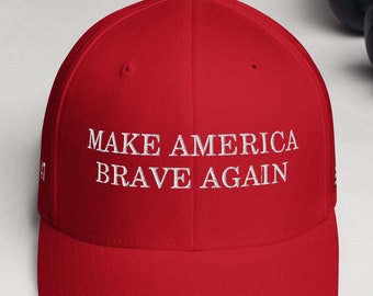 Machen Sie Amerika wieder mutig gestickte Kappe, Trump Sammlung Hut
