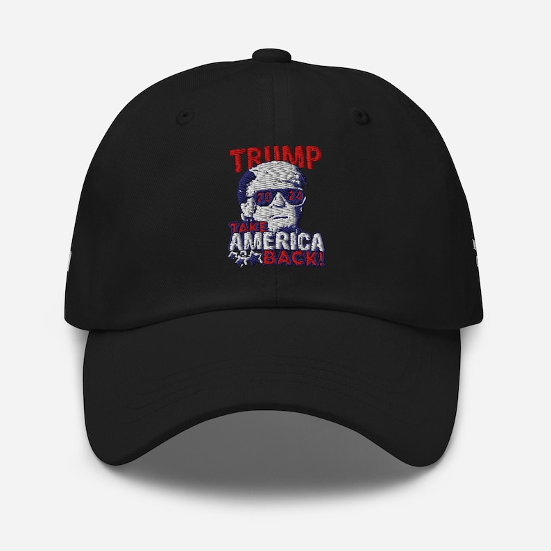 Unisex Trump Take America Back 2024 Embroidery Cap, Trump Adjustable 45 47 Hat, Politics Cap, Voting Gift, Trump Inauguration 2024 Hat