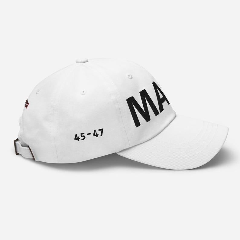 Unisex MAGA Georgia White Hat, MAGA Bulldogs Black G Cap, Trump Georgia Hat, Red Black Flag, Black Red Dawgs, Georgia Black Text