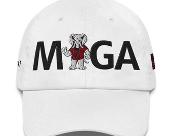 ユニセックス MAGA アラバマ エレファントハット 調節可能 コットンツイル