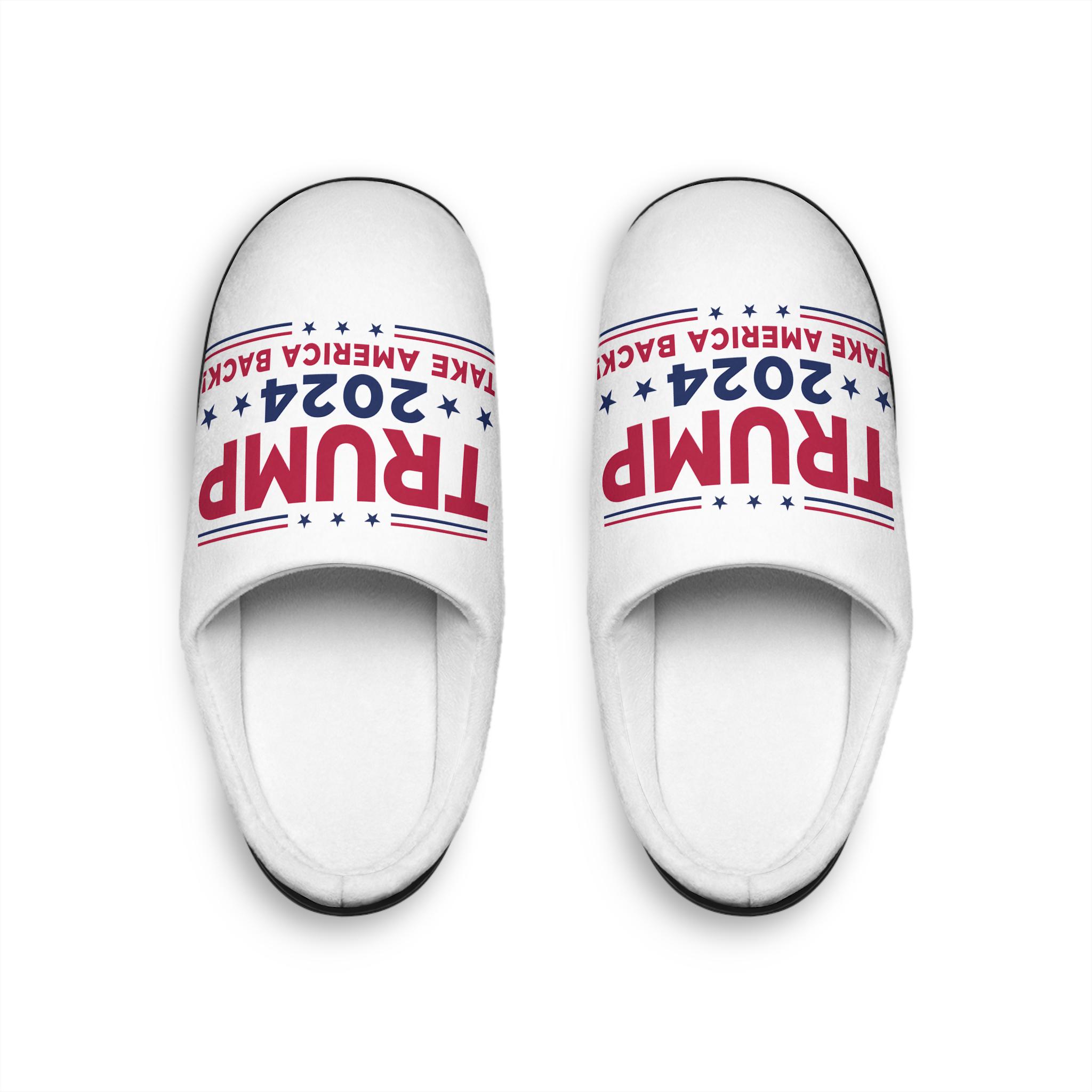 Trump 2025 Slippers: Patriotic Gag Gift for Him/her - Etsy Canada