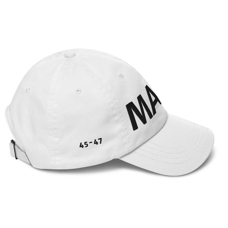 Unisex MAGA Georgia White Hat, MAGA Bulldogs Black G Cap, Trump Georgia Hat, Red Black Flag, Black Red Dawgs, Georgia Black Text