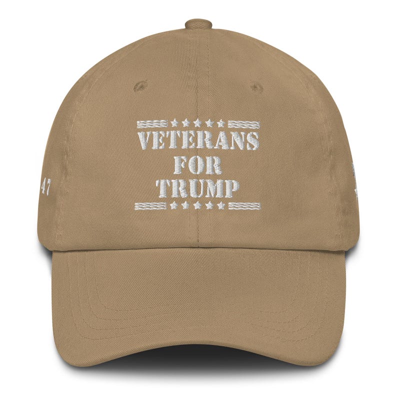 Unisex Veterans For Trump Military Medal Cap, Military MAGA Trucker Cap, USA Military Gift, Political Support Hat, Support Trump Cap