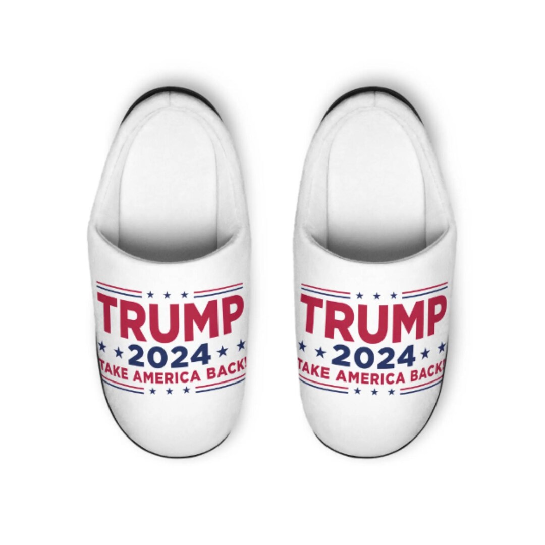 Trump 2025 Slippers: Patriotic Gag Gift for Him/her - Etsy Canada