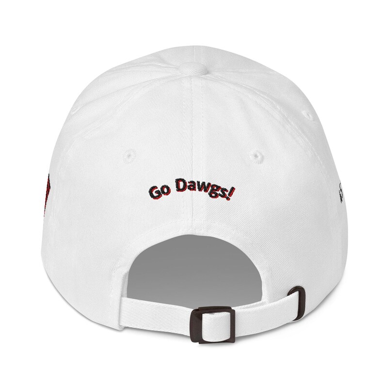 Unisex MAGA Georgia White Hat, MAGA Bulldogs Black G Cap, Trump Georgia Hat, Red Black Flag, Black Red Dawgs, Georgia Black Text