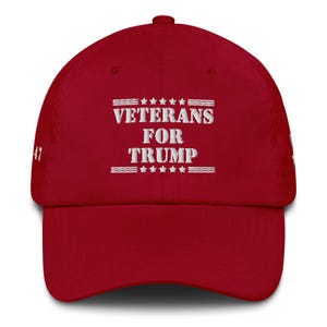 Unisex Veterans For Trump Military Medal Cap, Military MAGA Trucker Cap, USA Military Gift, Political Support Hat, Support Trump Cap