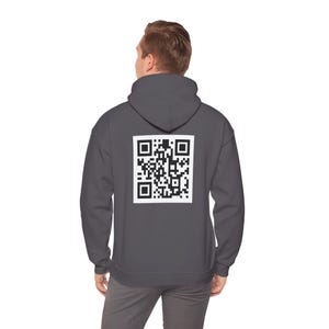 Trump Dance QR Code Hoodie: Funny MAGA Pullover