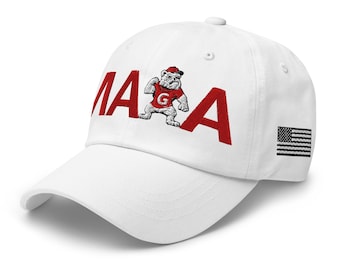 Unisex MAGA Georgia Bulldogs Hut: Verstellbare Baumwolltwill Kappe