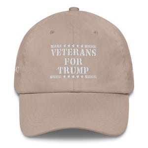 Unisex Veterans For Trump Military Medal Cap, Military MAGA Trucker Cap, USA Military Gift, Political Support Hat, Support Trump Cap