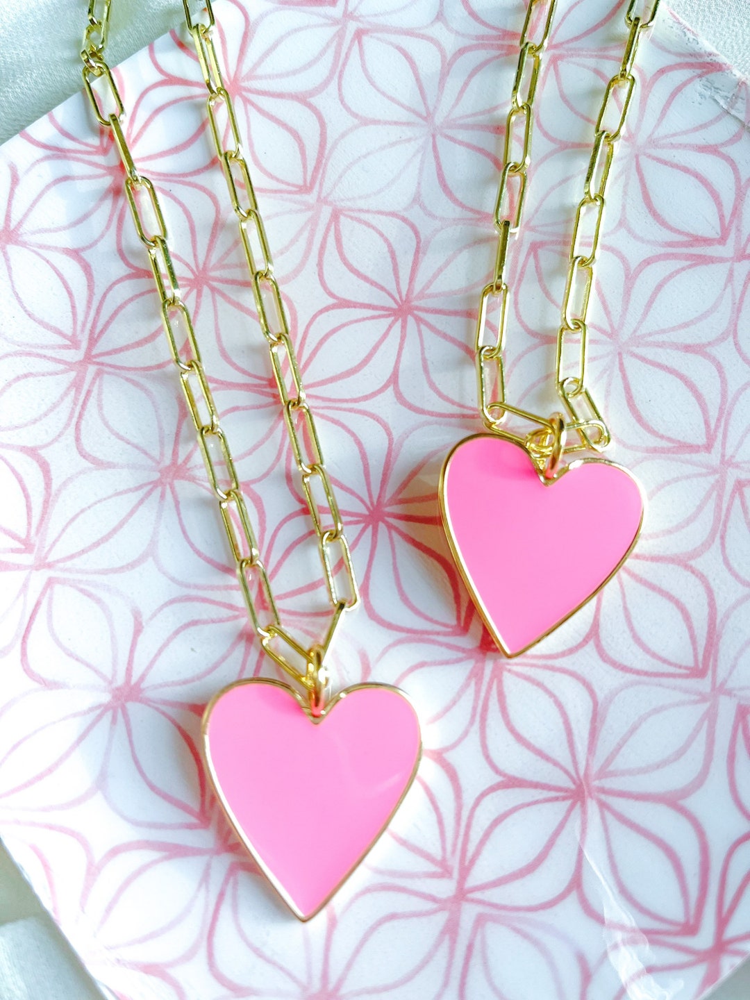 Pink Y2K Preppy Hearts Aesthetic Cute Car Accessories For Women