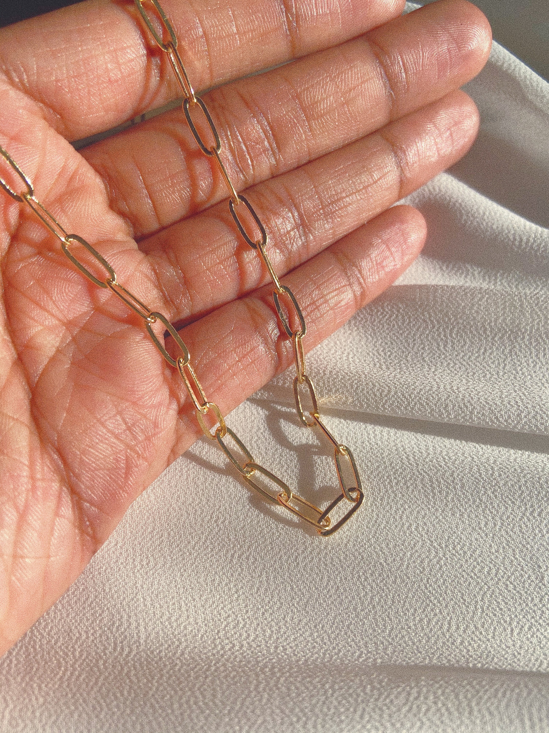 Preppy Aesthetic Jewelry Plain Chain 