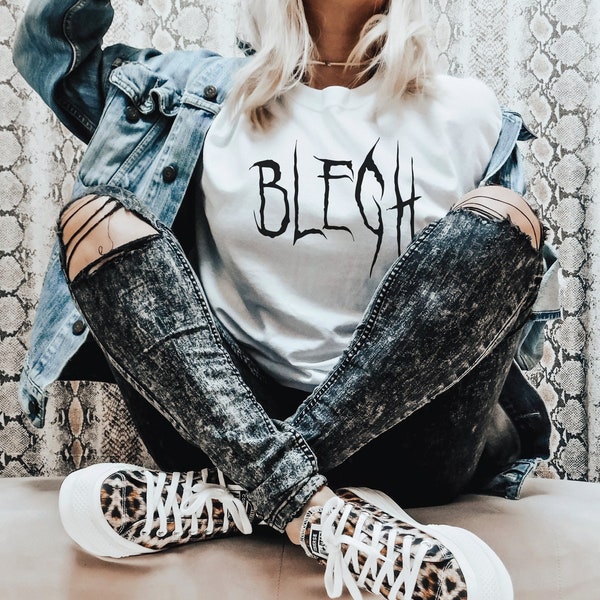 BLEGH, Unisex Ultra Cotton Tee, Emo, Punk, UpLateGraphics, Metal, Music, Screamo, Heavy Rock, Blegh T-Shirt