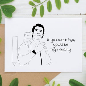 Tarjeta imprimible, Descarga instantánea, The Waterboy, Adam Sandler, Tarjeta de cumpleaños, Tarjeta de graduación, Humor para adultos, H2O de alta calidad, Todas las ocasiones