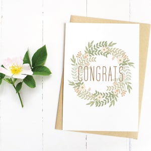 Felicitaciones, Tarjeta para todas las ocasiones, Housewarming, Nuevo hogar, Felicitaciones, Promoción, Nuevo trabajo, Descarga instantánea, Imprimir en casa, Graduación, Bebé