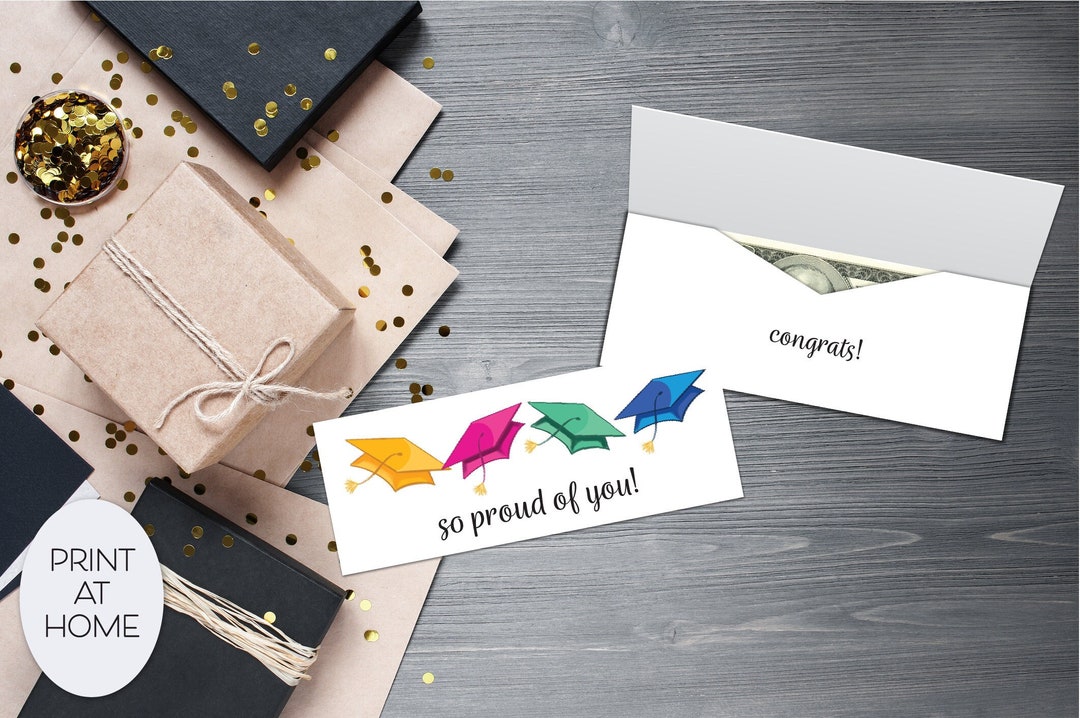 Printable Card, Instant Download, Money Holder Card, Gift Card Holder ...