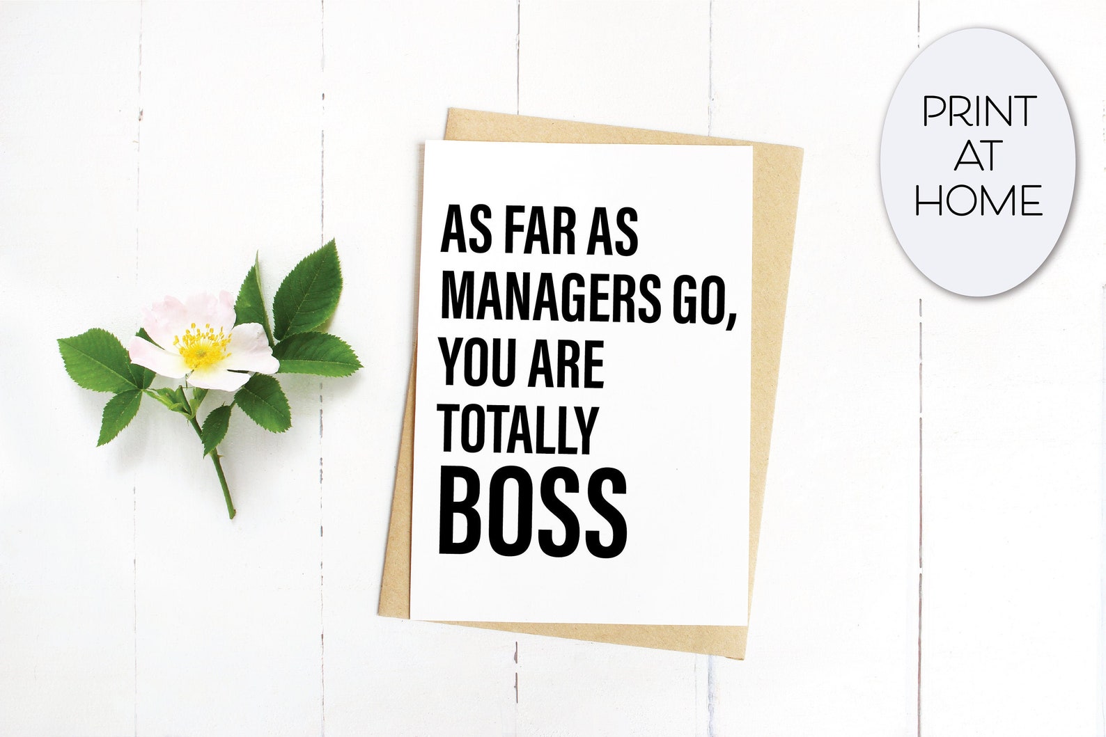 Happy National Boss S Day Card Printable Free