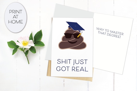 Funny High School Graduate Poop Emoji Graduation Party Shirt Funny High School Graduate Poop Emoji Graduation Party Shirt