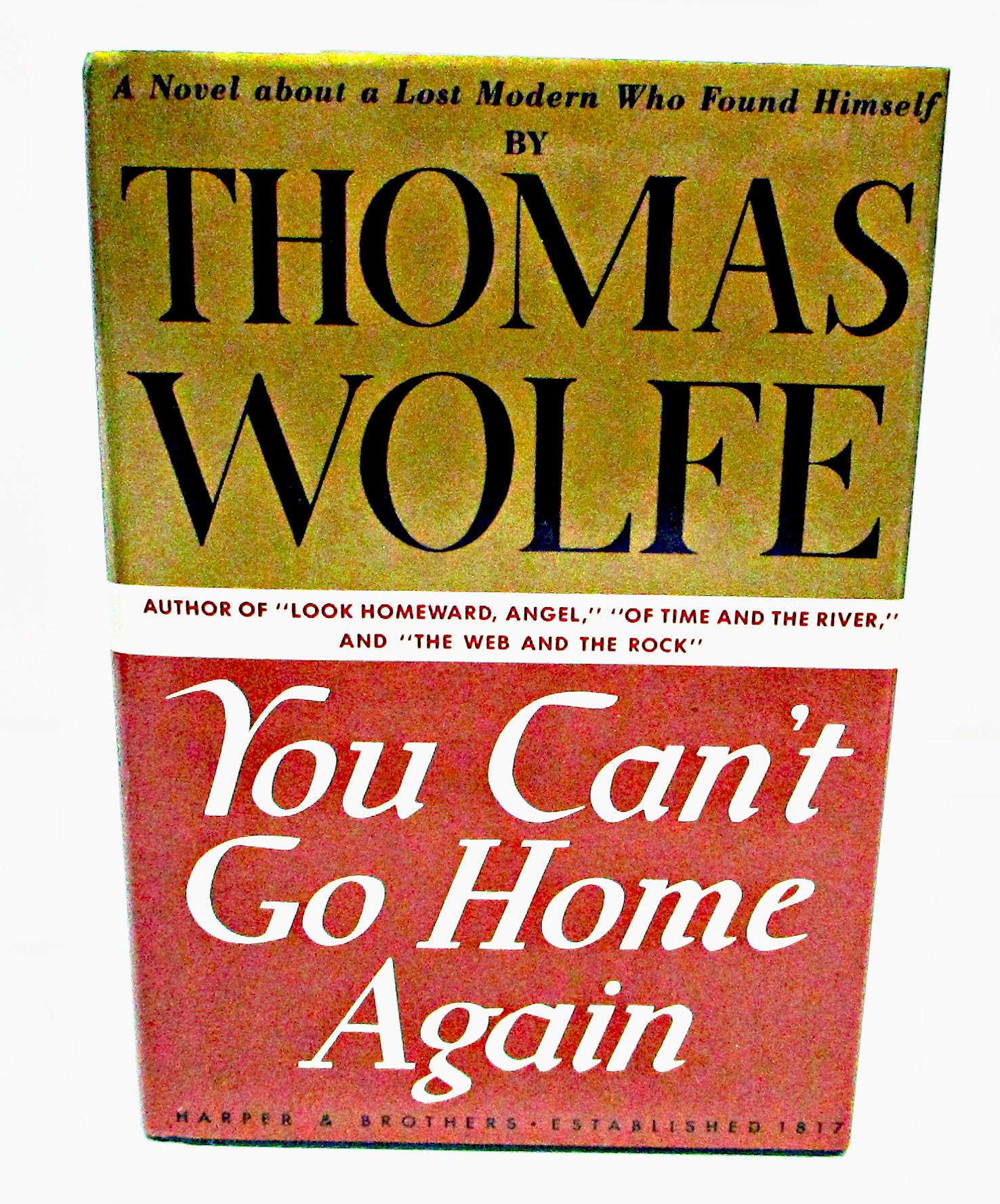 トーマス・ウルフ著「You Cant Go Home Again」HCDJ - Etsy 日本