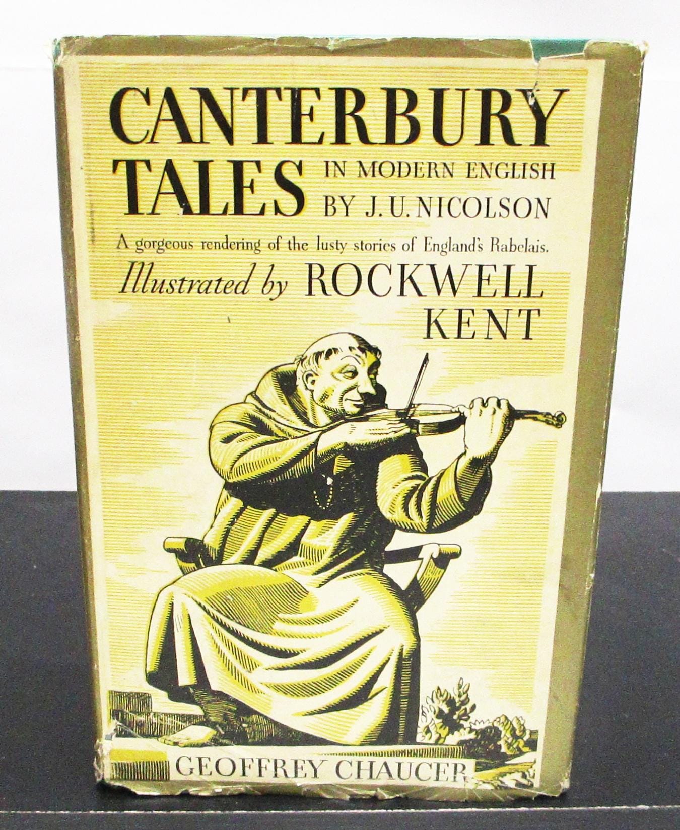 カンタベリー物語 希少品 ジェフリー・チョーサー著『カンタベリー物語』HCDJ、ロック