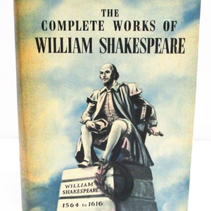 The Complete Works of William Shakespeare Hardcover w/ Dust Jacket Abbey Library