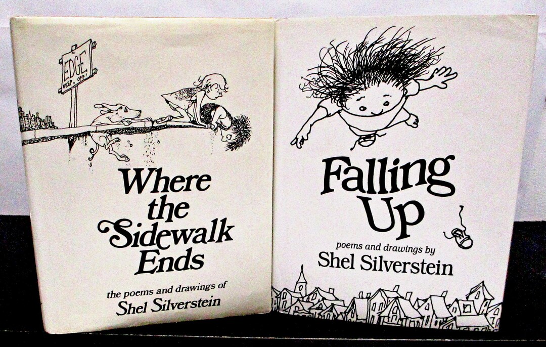 Where the Sidewalk Ends / Falling up by Shel Silverstein HCDJ 2 Vol ...