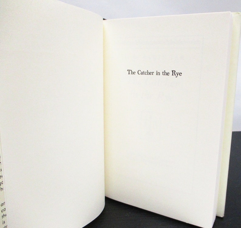 The Catcher In The Rye by J.D. Salinger HCDJ image 5