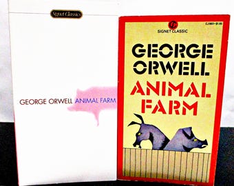 George Orwell -  1984 / Animal Farm - Paperback Editions