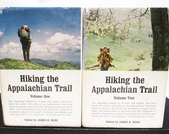 Senderismo por el Sendero de los Apalaches, de James R. Hare - Edición en tapa dura de 2 volúmenes