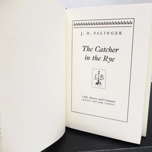 The Catcher In The Rye by J.D. Salinger HCDJ image 6