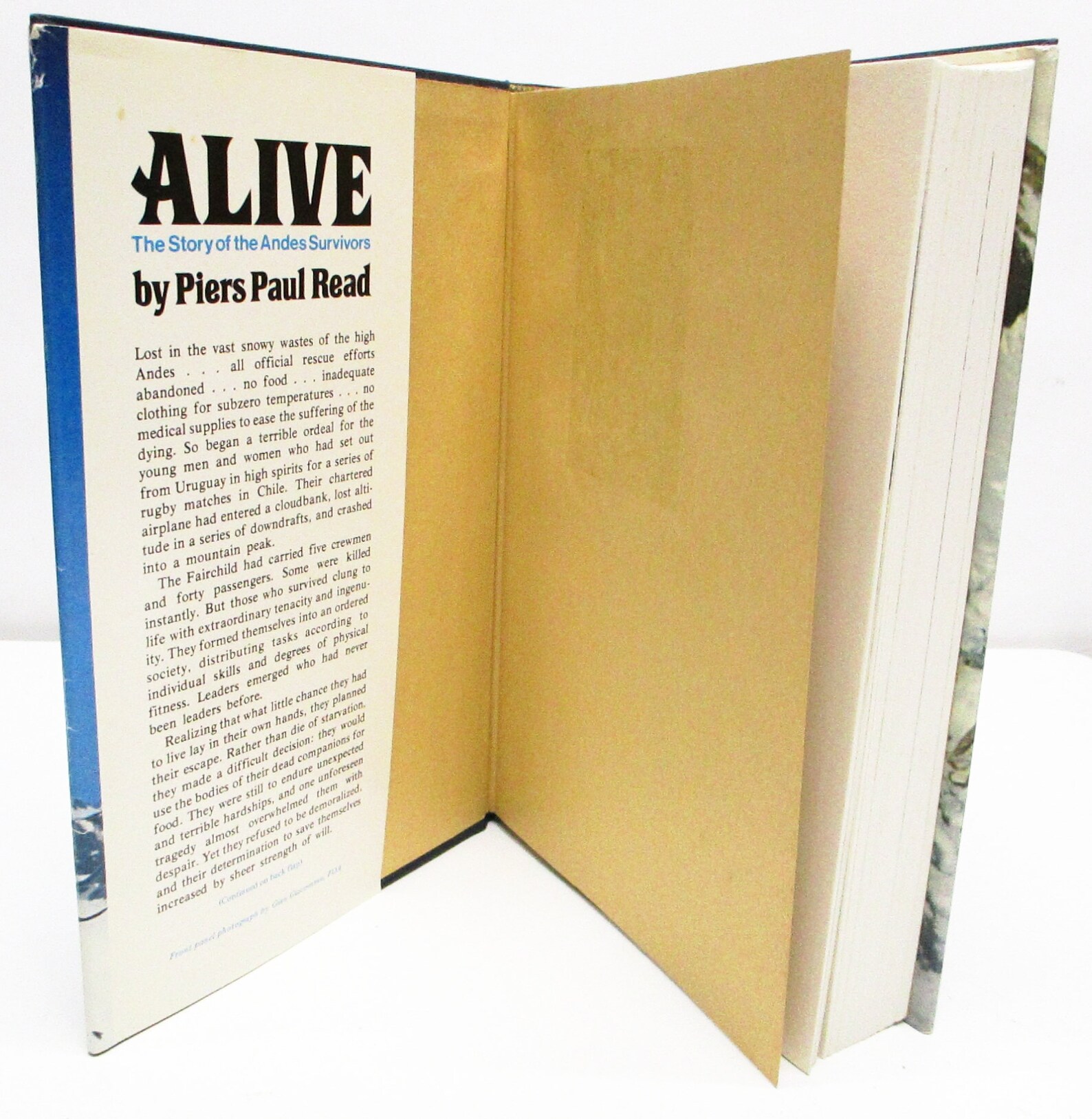 Alive The Story of the Andes Survivors por Piers Paul Read Etsy