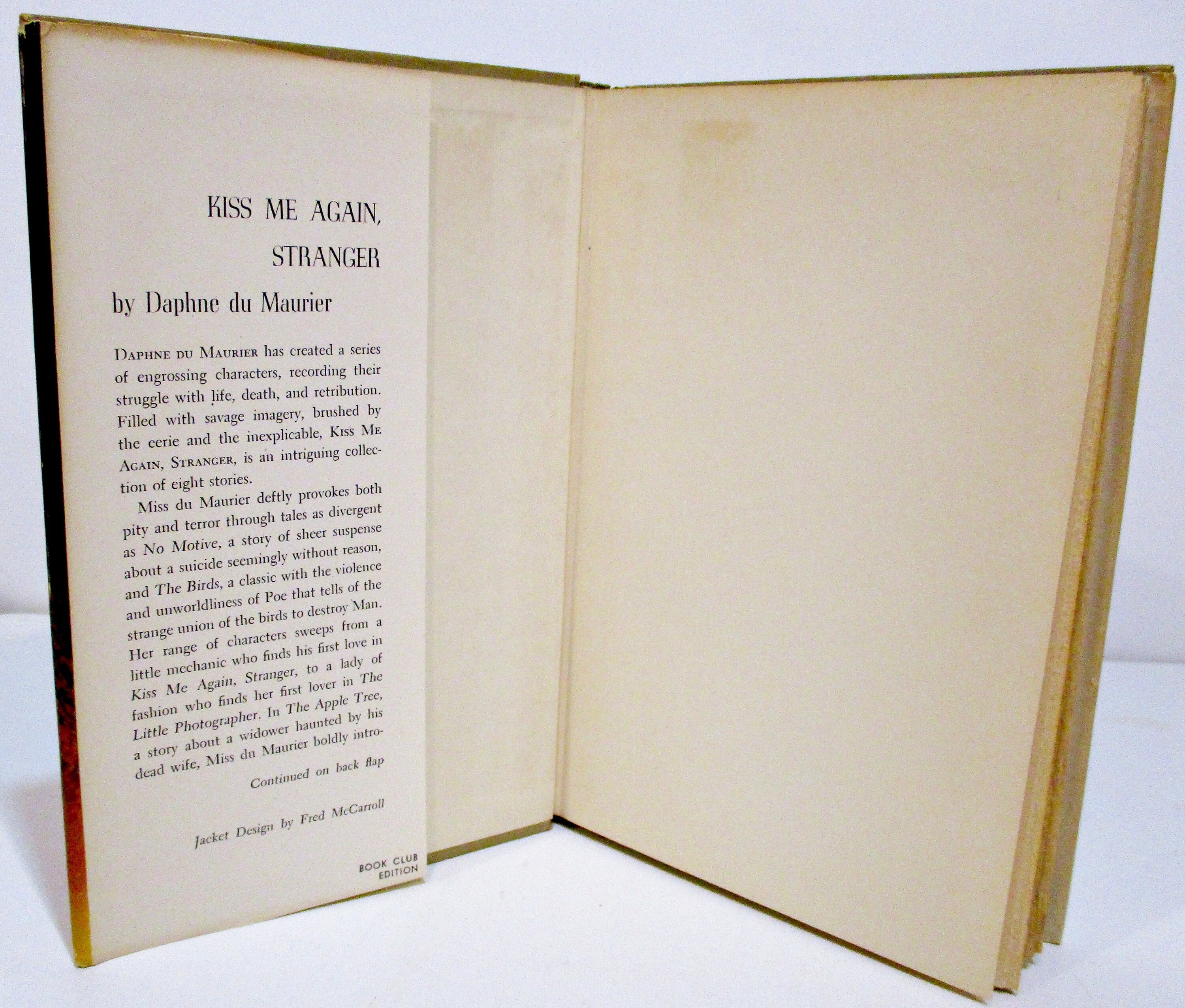 Kiss Me Again, Stranger by Daphne du Maurier Kiss Me Again, Stranger by Daphne du Maurier