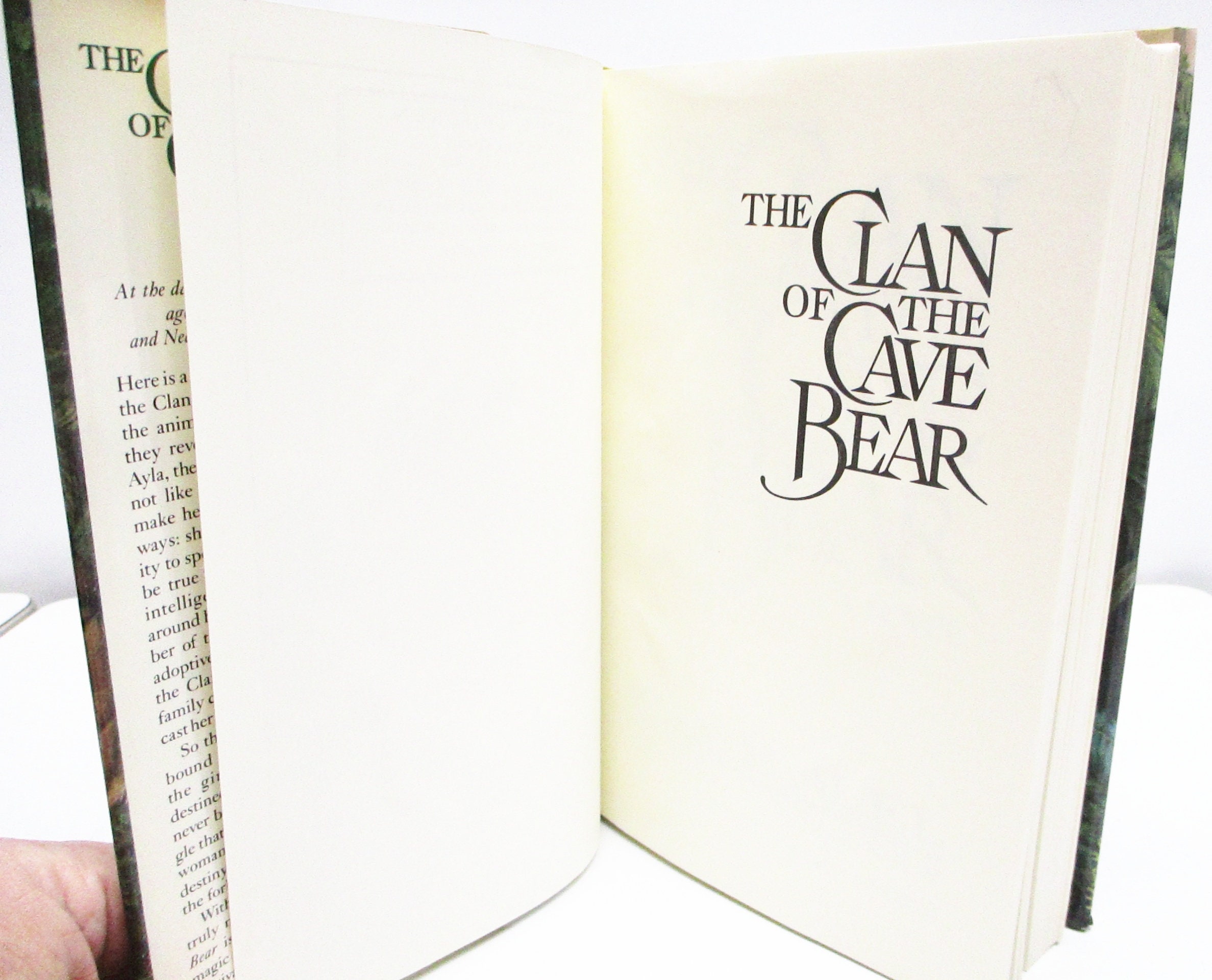 Clan Of The Cave Bear By Jean M Auel Hcdj Etsy Ireland