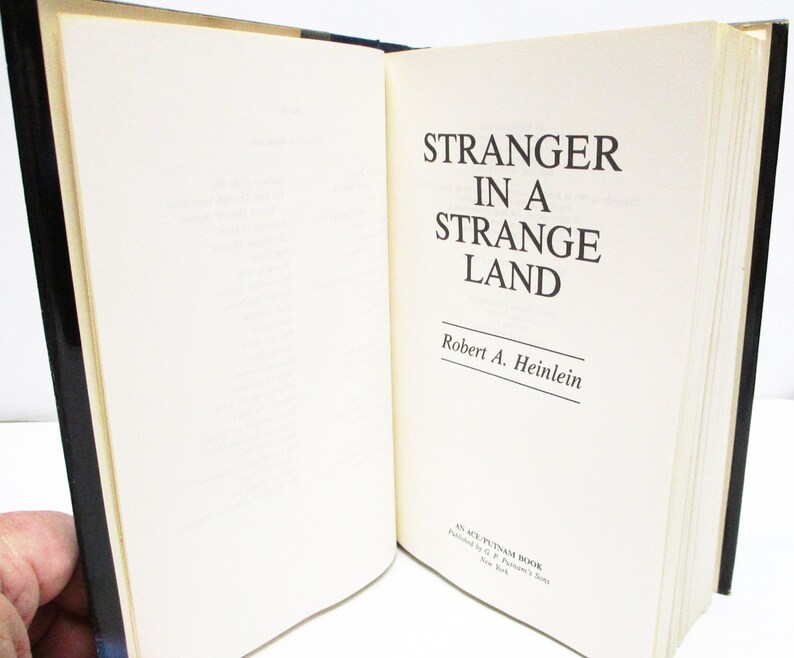 Stranger in A Strange Land by Robert A. Heinlein HCDJ Book - Etsy