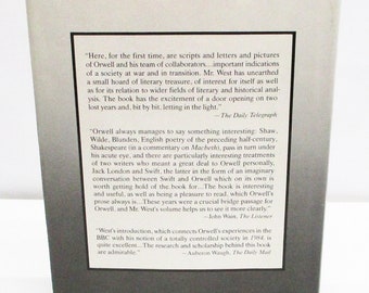 George Orwell the Lost Writings HCDJ First Edition / First