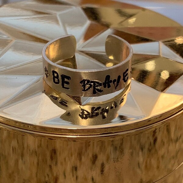 Be Brave ring