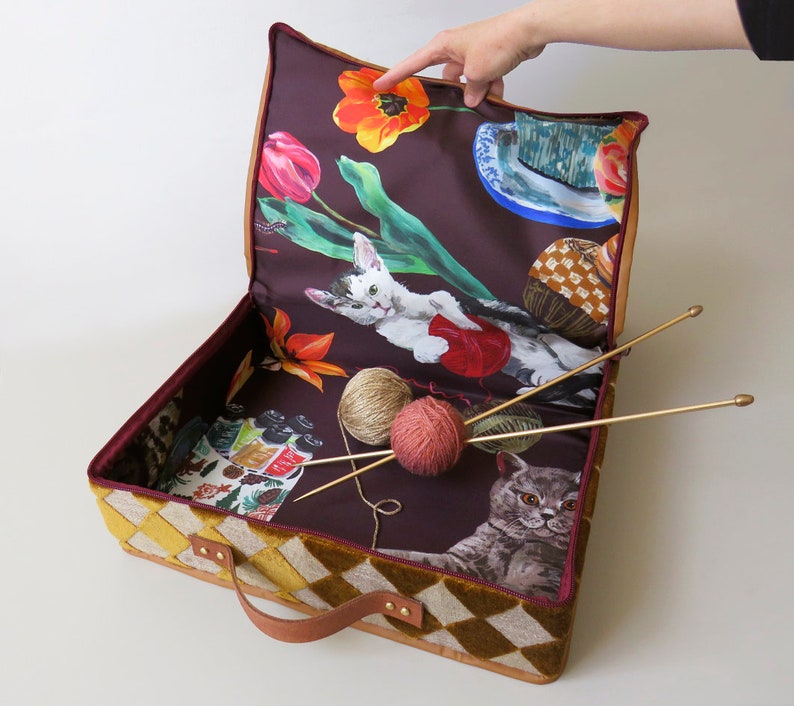 Fabric Suitcase. PDF PATTERNS Tutorial INSTANT Download. Etsy