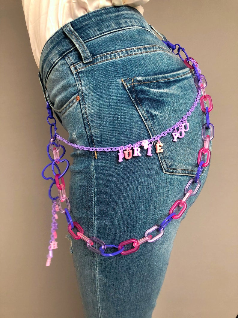 Pants Chains I Purple You Borahae - Etsy