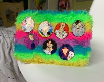 Namjoon seokjin yoongi J-Hope jimin Taehyung jungkook ot7 pin de esmalte duro en solitario