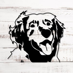 Intricate Golden Retriever Sticker - High-Quality Vinyl Decal for Home Decor - Unique Dog Owner Gift
