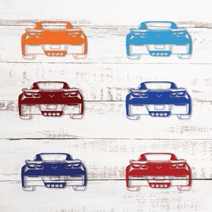 Corvette Car Decal: Durable Vinyl, Vehicle Personalization