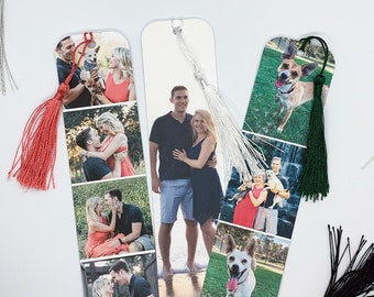 Single-Sided Personalized Photo Bookmark - Custom Bookmark, Personalized Gift, Readers Gift, Gift for Mom, School Teacher Gifts