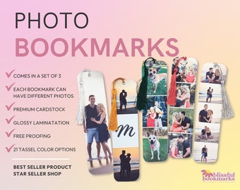 Personalized Photo Bookmarks | Customize with Your Image, Laminated, Premium Cardstock, Fast Turnaround, Made in the USA, Small Business