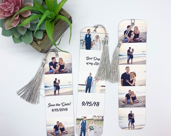 Personalized Double-Sided Photo Bookmark Set - Custom Bookmark, Photo Bookmark, Personalize Gift, Readers Gift, Gift for Mom, School Teacher