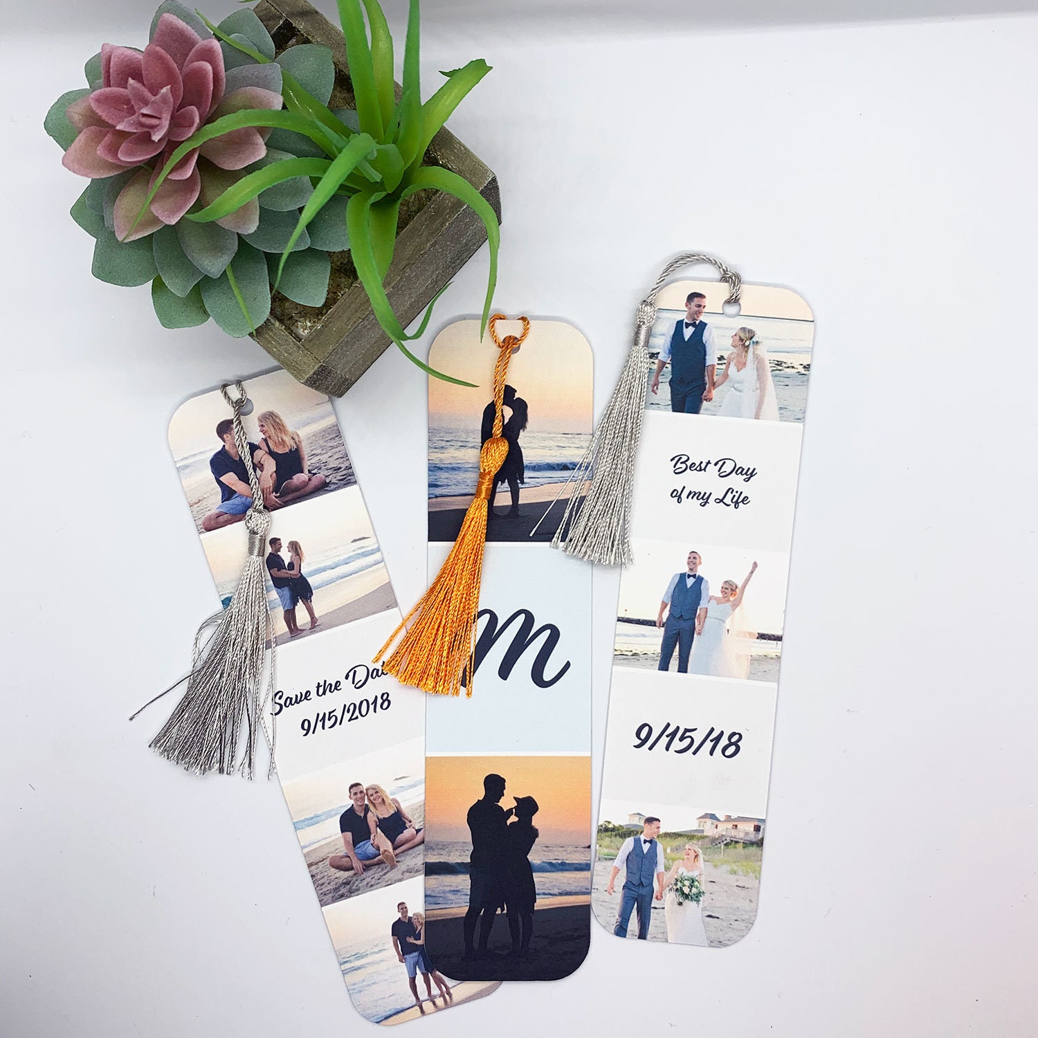 Personalize Bookmark Photo Bookmark Custom Bookmark Etsy