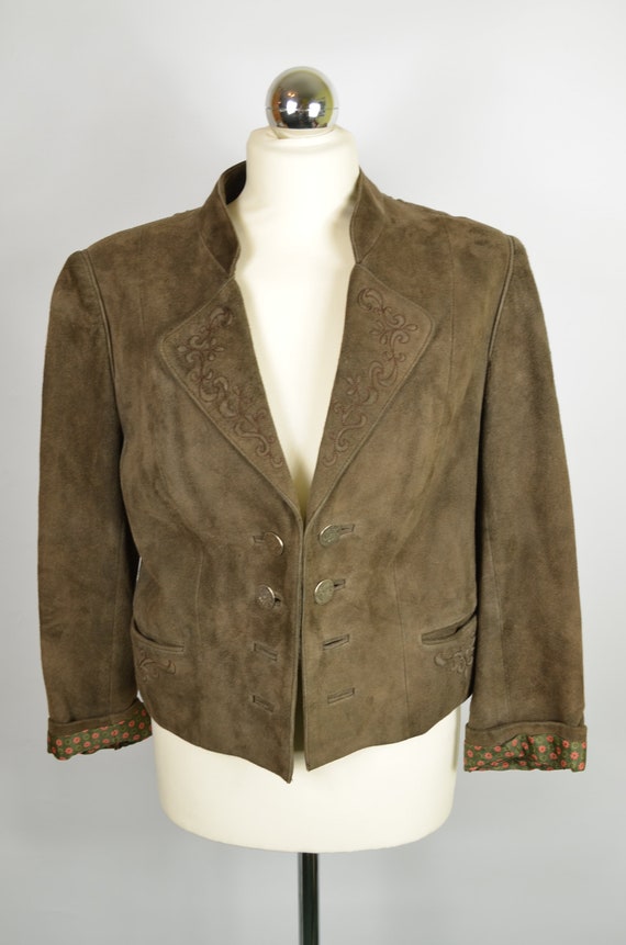 Trachten zeiler womens 38/40 M/L jacket blazer woo